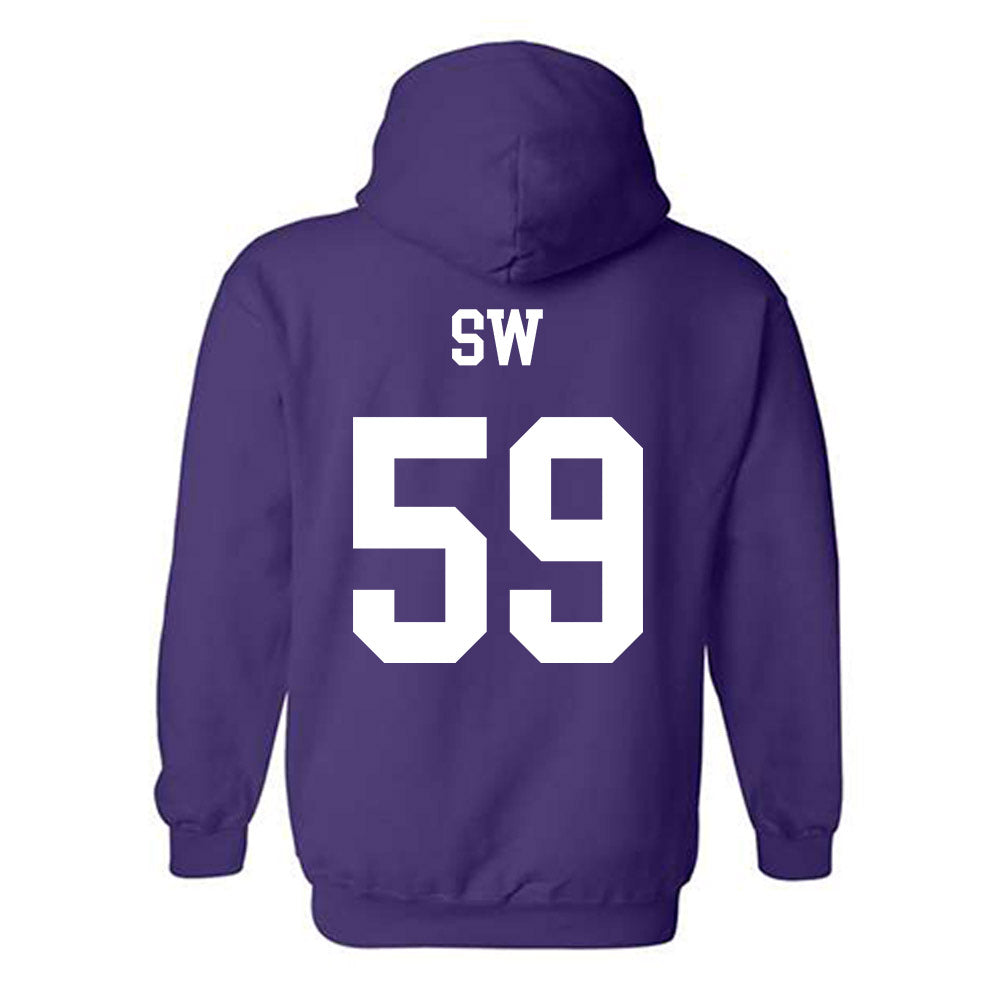 Northwestern - NCAA Football : Glory SW - Sports Shersey Hooded Sweatshirt-1