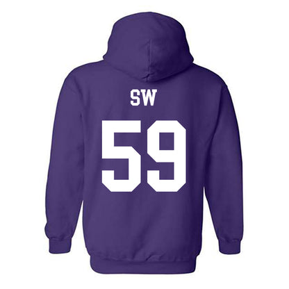 Northwestern - NCAA Football : Glory SW - Sports Shersey Hooded Sweatshirt-1