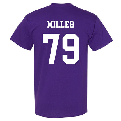 Northwestern - NCAA Football : Jacob Miller - Sports Shersey T-Shirt-1
