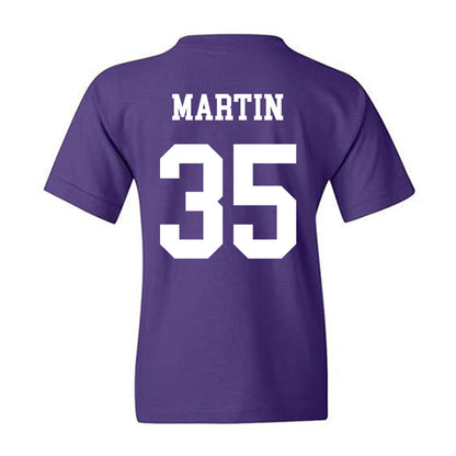 Northwestern - NCAA Football : Sean Martin - Sports Shersey Youth T-Shirt-1