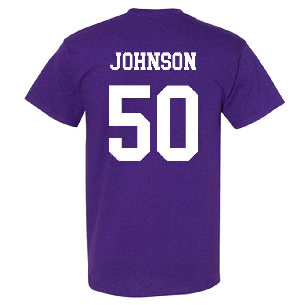 Northwestern - NCAA Football : Qayvier Johnson - Sports Shersey T-Shirt-1