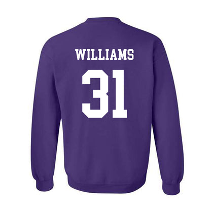 Northwestern - NCAA Football : Tito Williams - Sports Shersey Crewneck Sweatshirt-1
