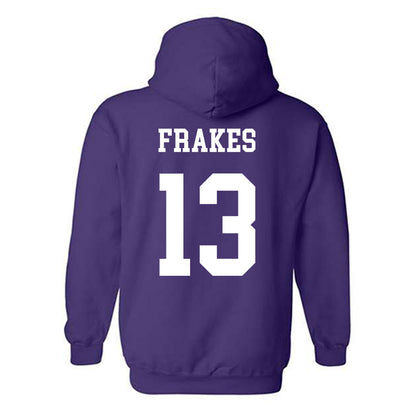 Northwestern - NCAA Football : Gavin Frakes - Sports Shersey Hooded Sweatshirt-1