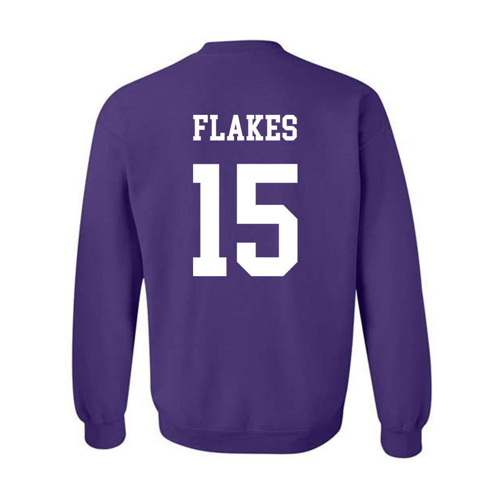 Northwestern - NCAA Football : Brendan Flakes - Sports Shersey Crewneck Sweatshirt