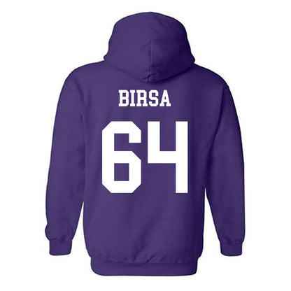 Northwestern - NCAA Football : Anthony Birsa - Sports Shersey Hooded Sweatshirt