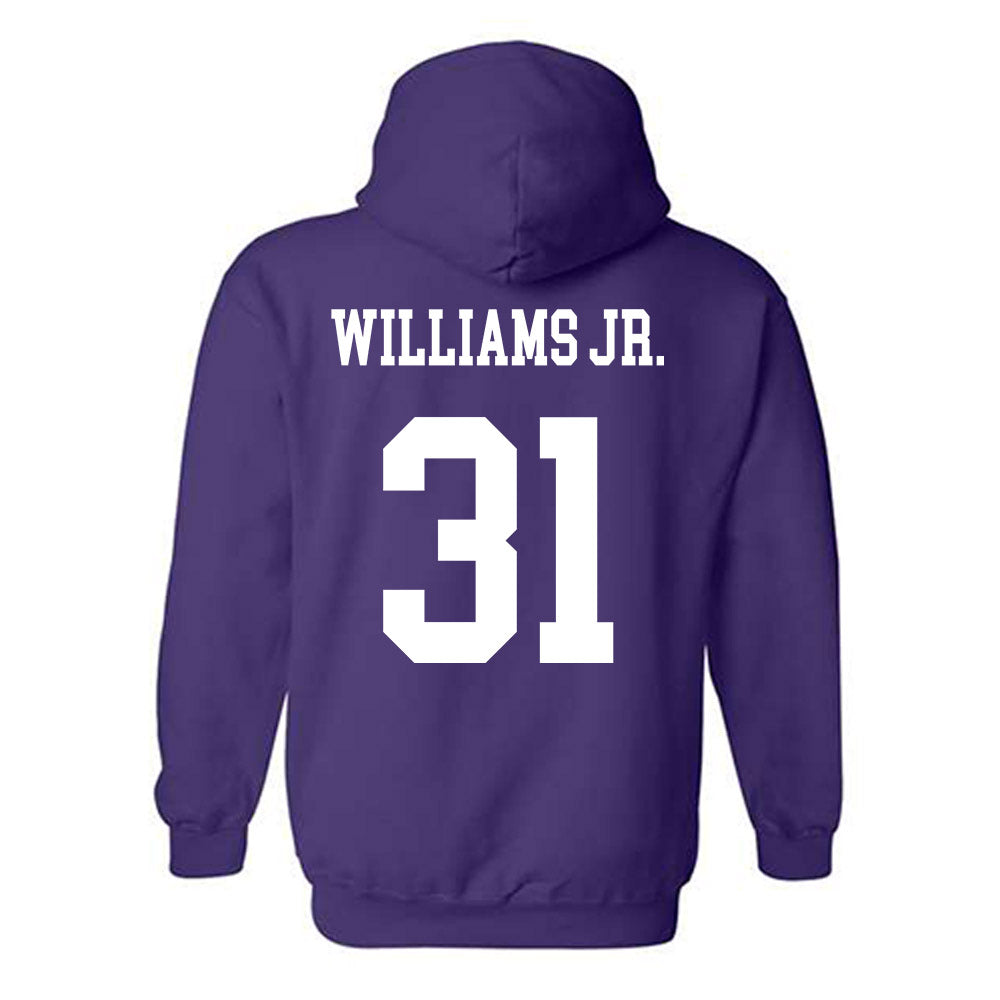 Northwestern - NCAA Football : Tito Williams Jr. - Sports Shersey Hooded Sweatshirt-1