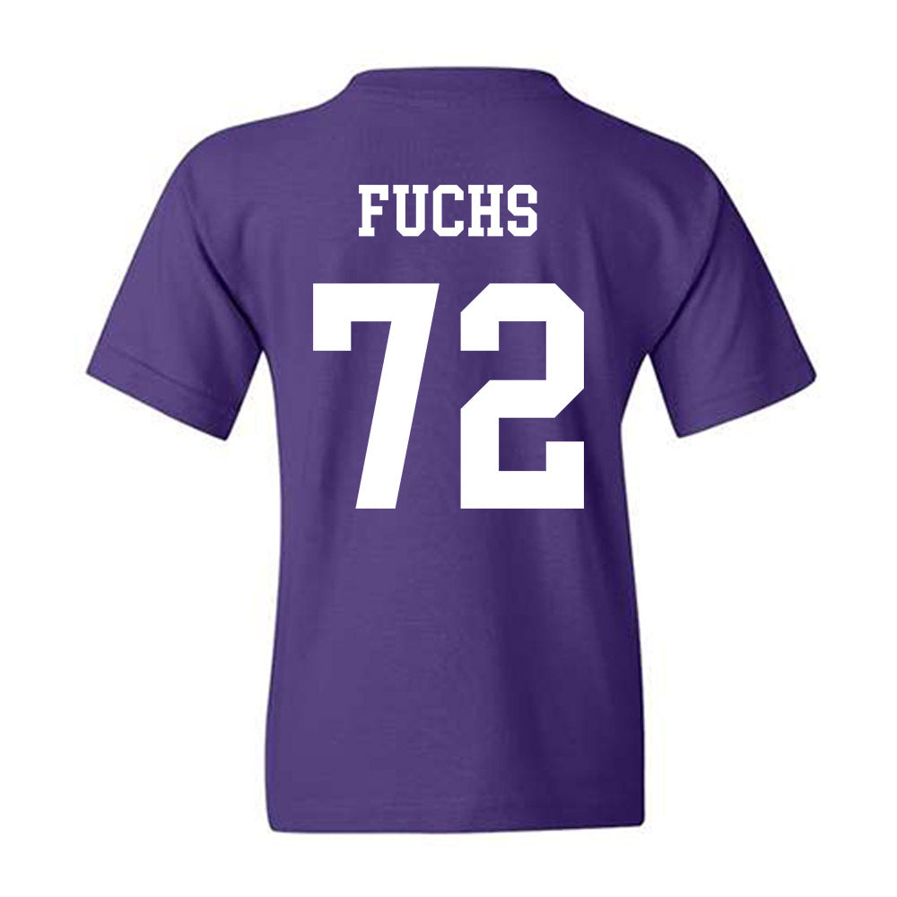 Northwestern - NCAA Football : Jack Fuchs - Sports Shersey Youth T-Shirt-1