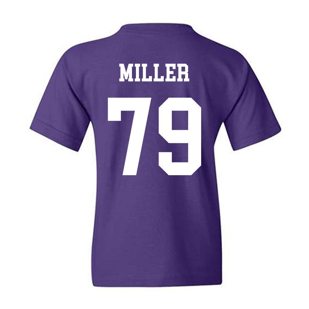 Northwestern - NCAA Football : Jacob Miller - Sports Shersey Youth T-Shirt-1