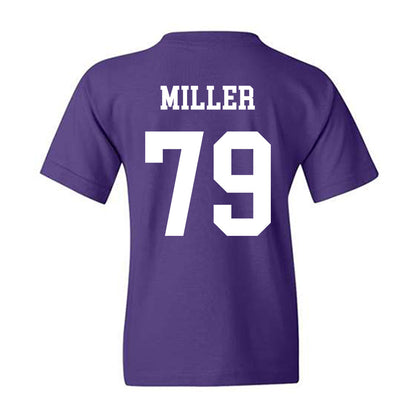 Northwestern - NCAA Football : Jacob Miller - Sports Shersey Youth T-Shirt-1