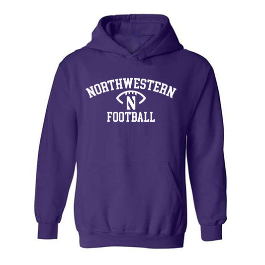 Northwestern - NCAA Football : David Anchondo - Sports Shersey Hooded Sweatshirt-0