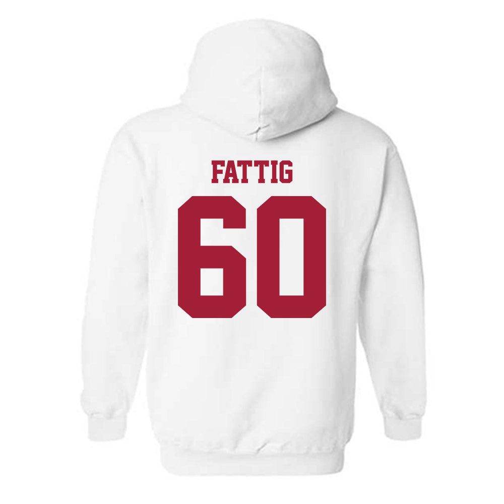 Stanford - NCAA Football : Nick Fattig - Classic Shersey Hooded Sweatshirt-1