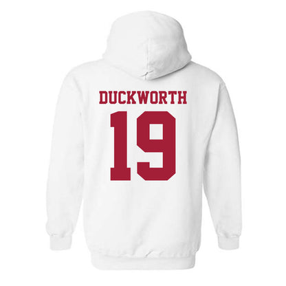 Stanford - NCAA Football : Jack Duckworth - Classic Shersey Hooded Sweatshirt-1