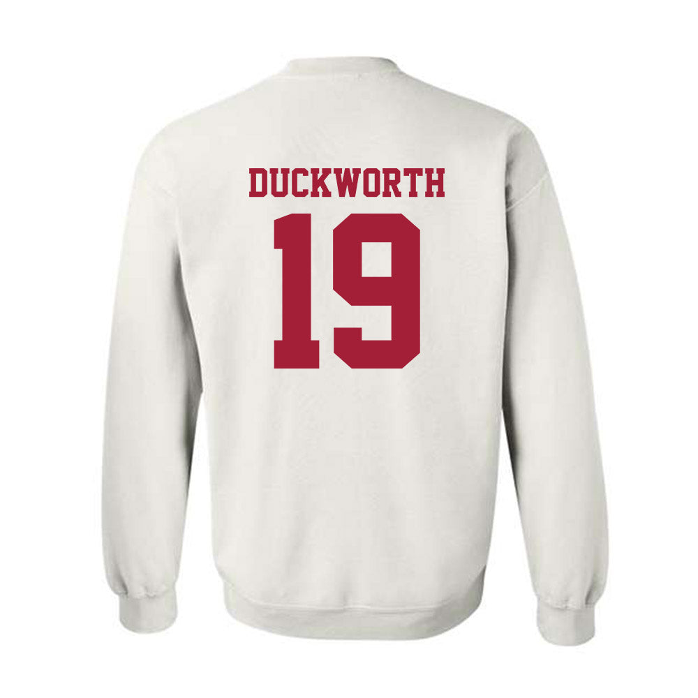 Stanford - NCAA Football : Jack Duckworth - Classic Shersey Crewneck Sweatshirt-1