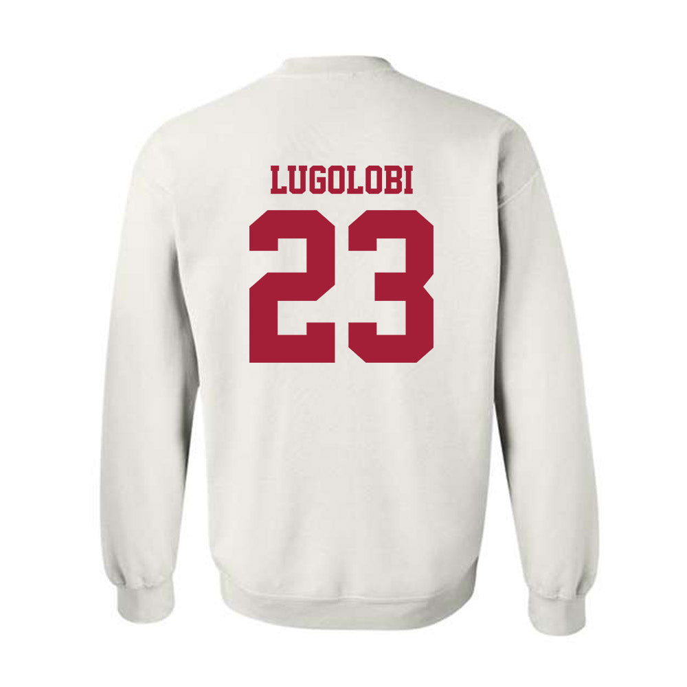 Stanford - NCAA Football : Wassie Lugolobi - Classic Shersey Crewneck Sweatshirt-1