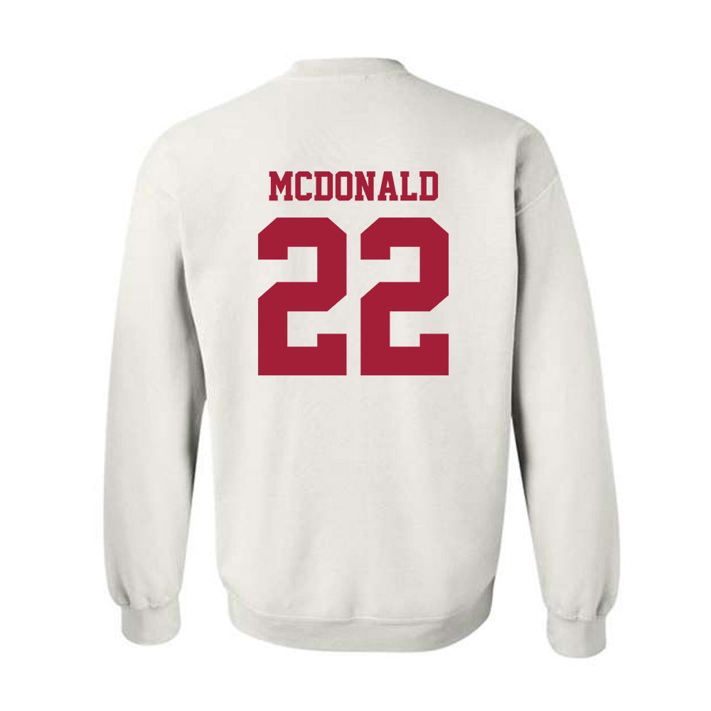 Stanford - NCAA Football : Zaiden McDonald - Classic Shersey Crewneck Sweatshirt-1