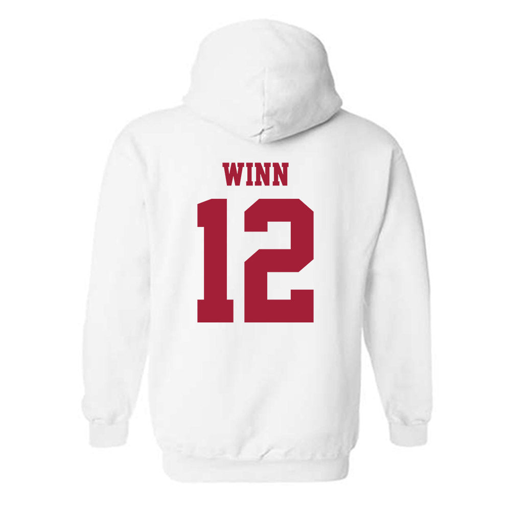 Stanford - NCAA Women's Soccer : Bella Winn - Classic Shersey Hooded Sweatshirt-1