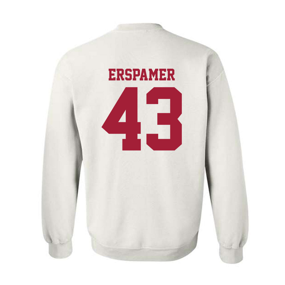 Stanford - NCAA Baseball : Mike Erspamer - Crewneck Sweatshirt-1