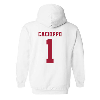 Stanford - NCAA Women's Lacrosse : Ruby Cacioppo - Classic Shersey Hooded Sweatshirt-1