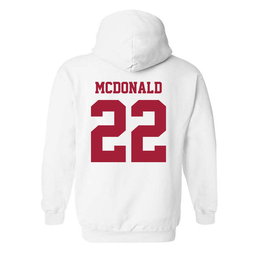 Stanford - NCAA Football : Zaiden McDonald - Classic Shersey Hooded Sweatshirt-1