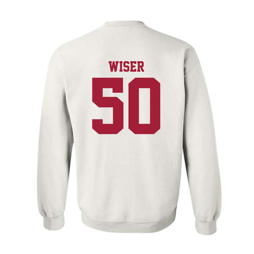 Stanford - NCAA Baseball : David Wiser - Classic Shersey Crewneck Sweatshirt-1