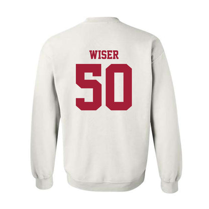 Stanford - NCAA Baseball : David Wiser - Classic Shersey Crewneck Sweatshirt-1