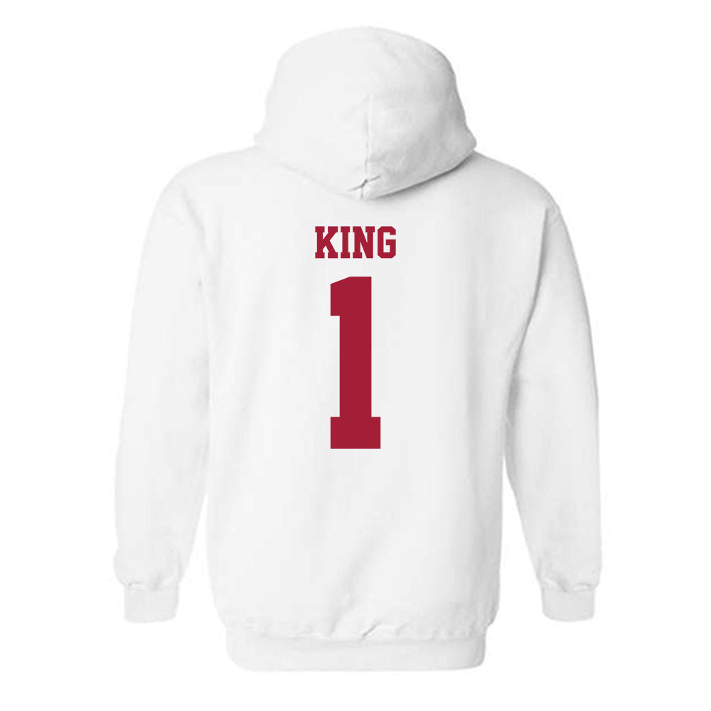 Stanford - NCAA Women's Water Polo : Jackie King - Classic Shersey Hooded Sweatshirt-1
