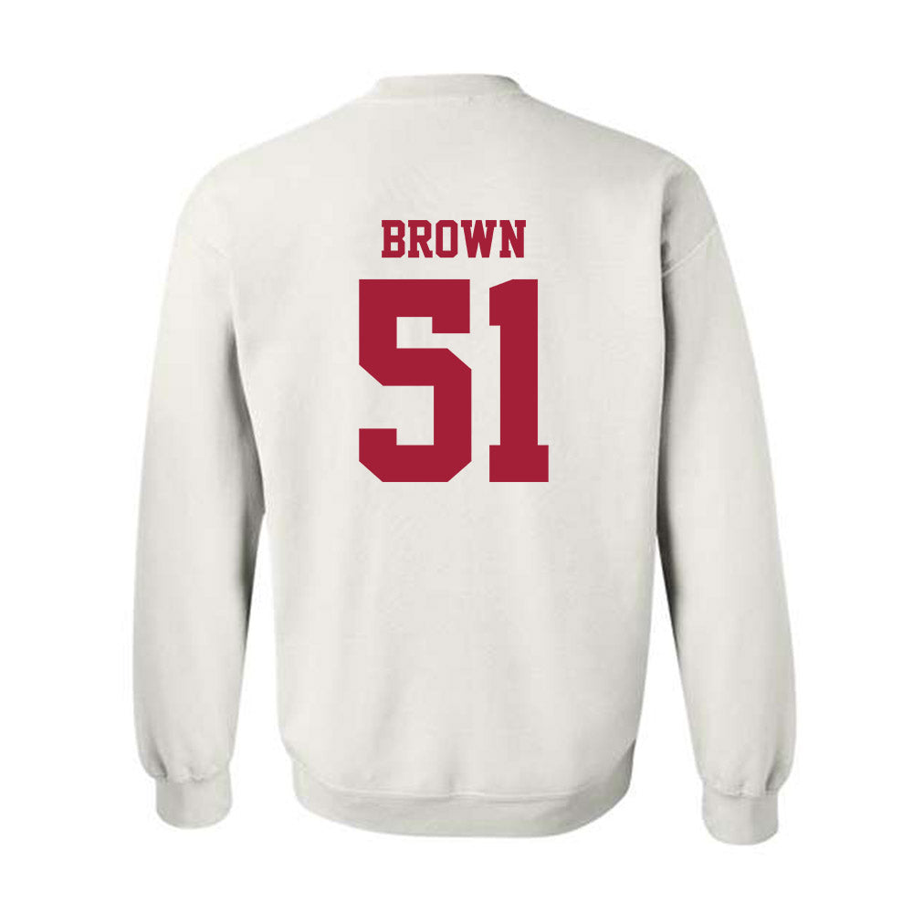 Stanford - NCAA Football : Ziron Brown - Crewneck Sweatshirt-1