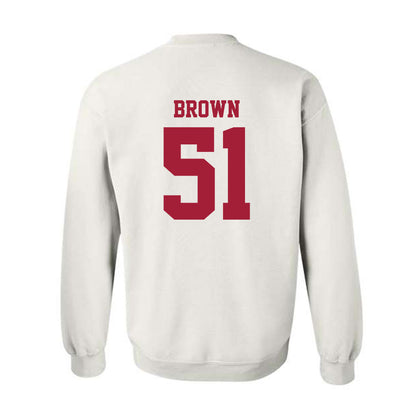 Stanford - NCAA Football : Ziron Brown - Crewneck Sweatshirt-1