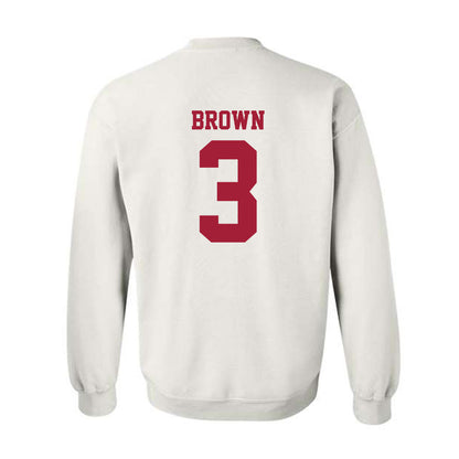 Stanford - NCAA Football : Marcus Brown - Classic Shersey Crewneck Sweatshirt-1