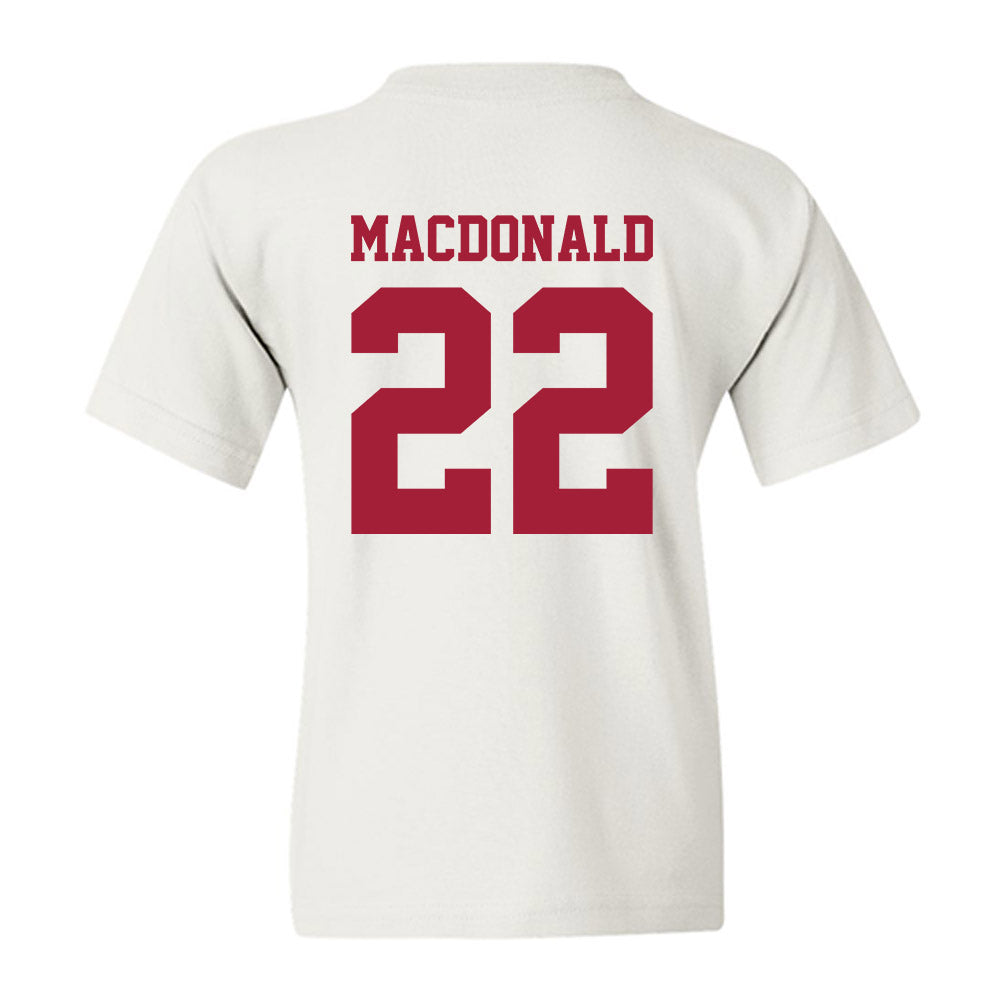 Stanford - NCAA Baseball : Cort MacDonald - Youth T-Shirt-1