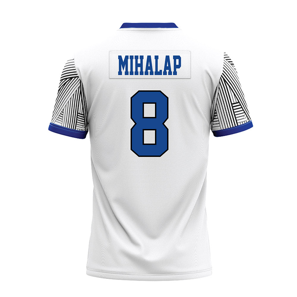 CNU - NCAA Football : Isaak Mihalap - White Premium Football Jersey-1