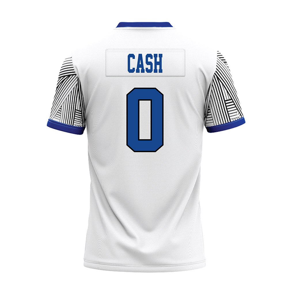CNU - NCAA Football : Khaleed Cash - White Premium Football Jersey-1