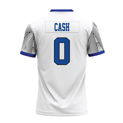 CNU - NCAA Football : Khaleed Cash - White Premium Football Jersey-1