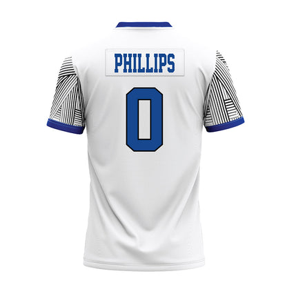 CNU - NCAA Football : Thomas Phillips - White Premium Football Jersey-1