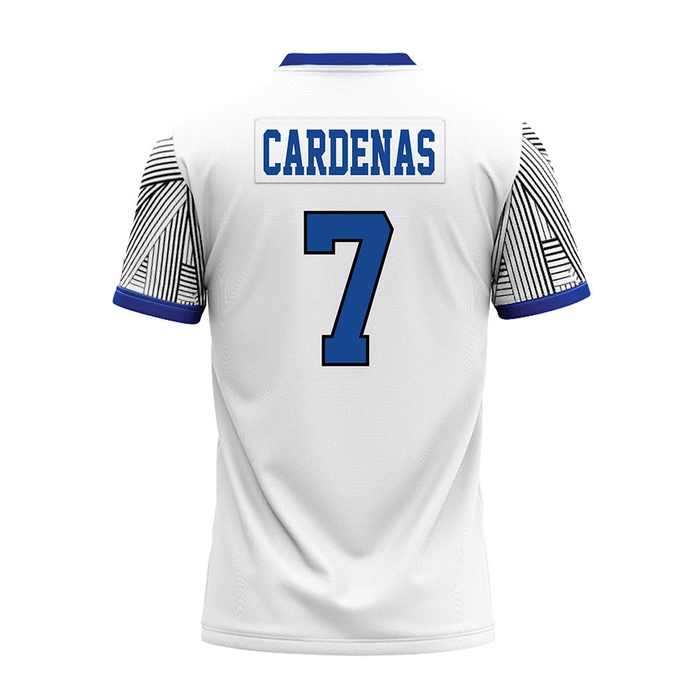 CNU - NCAA Football : Noah Cardenas - White Premium Football Jersey-1