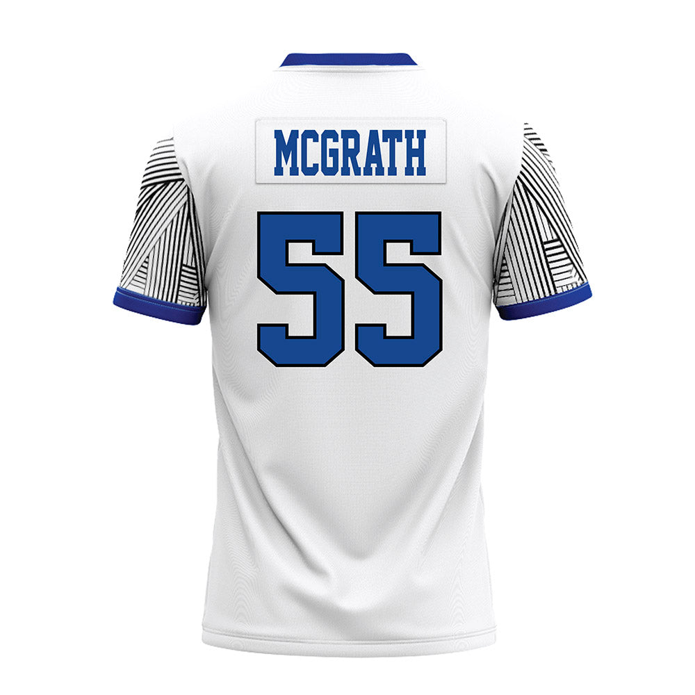 CNU - NCAA Football : Daniel McGrath - White Premium Football Jersey-1
