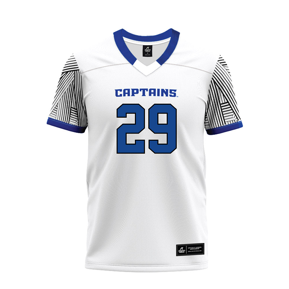 CNU - NCAA Football : Chase Langpaul - White Premium Football Jersey-0