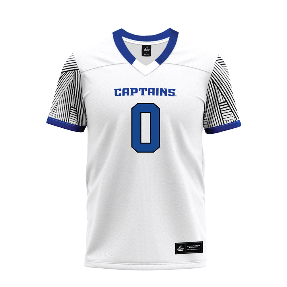 CNU - NCAA Football : Rico Jones - White Premium Football Jersey-0