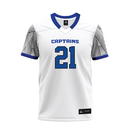 CNU - NCAA Football : Jaden Holmes - White Premium Football Jersey-0