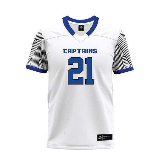 CNU - NCAA Football : Jaden Holmes - White Premium Football Jersey-0