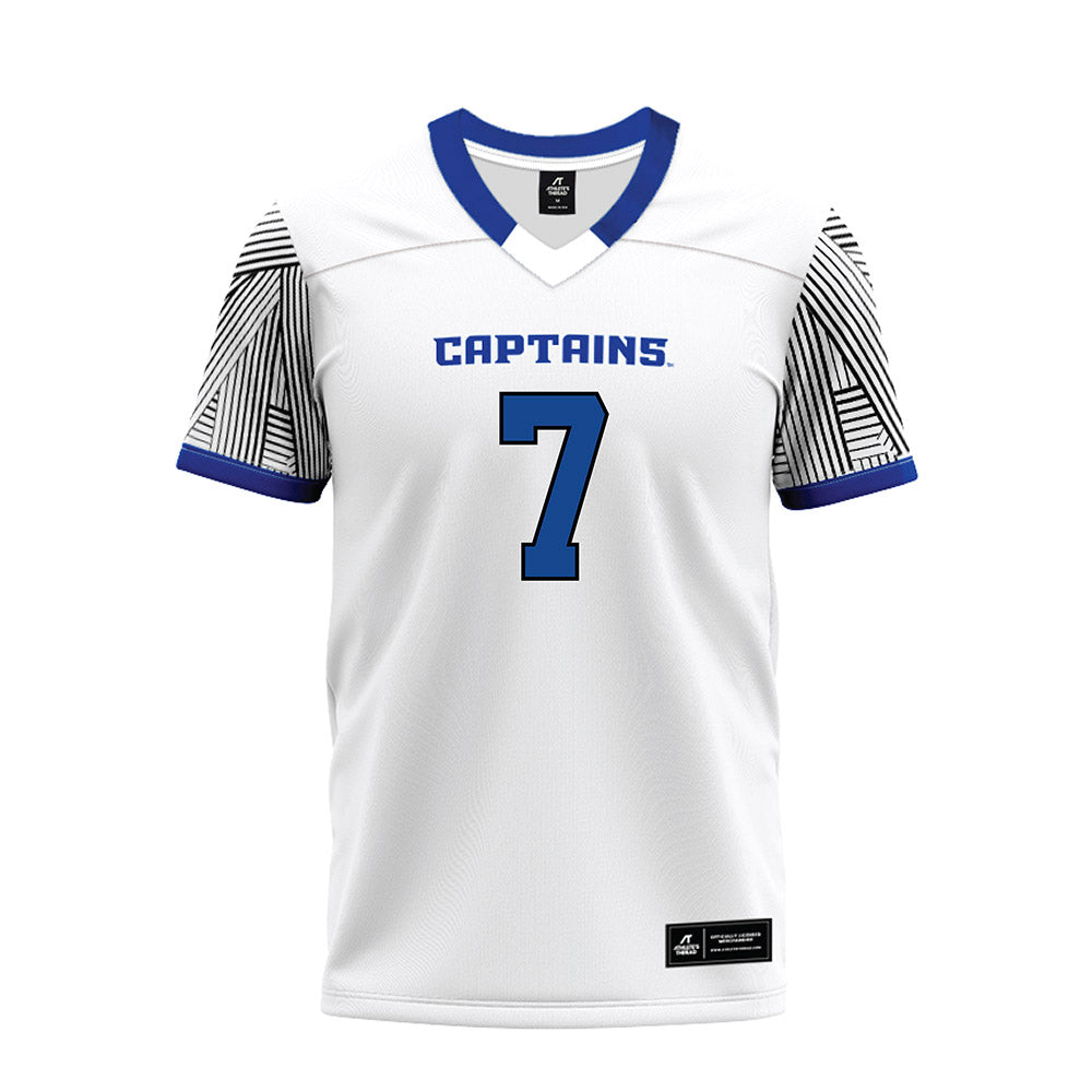 CNU - NCAA Football : Noah Cardenas - White Premium Football Jersey-0