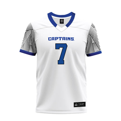 CNU - NCAA Football : Noah Cardenas - White Premium Football Jersey-0