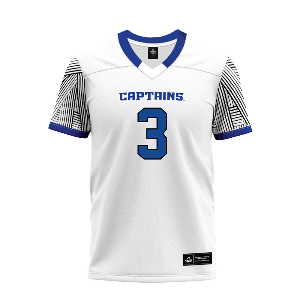 CNU - NCAA Football : Jayden Miller - White Premium Football Jersey-0