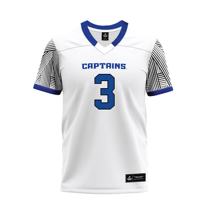 CNU - NCAA Football : Jayden Miller - White Premium Football Jersey-0