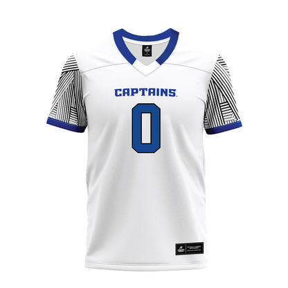 CNU - NCAA Football : Raja Ayub - White Premium Football Jersey-0