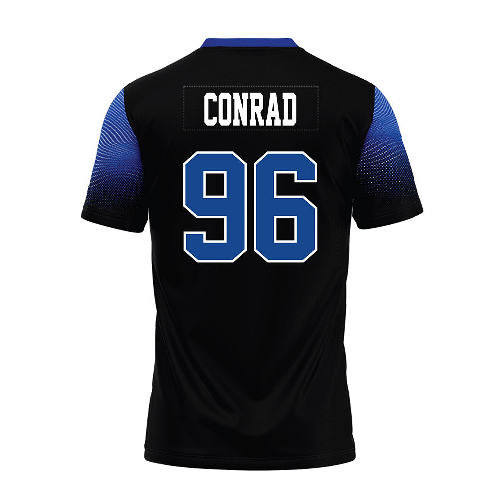 CNU - NCAA Football : Walker Conrad - Black Premium Football Jersey-1