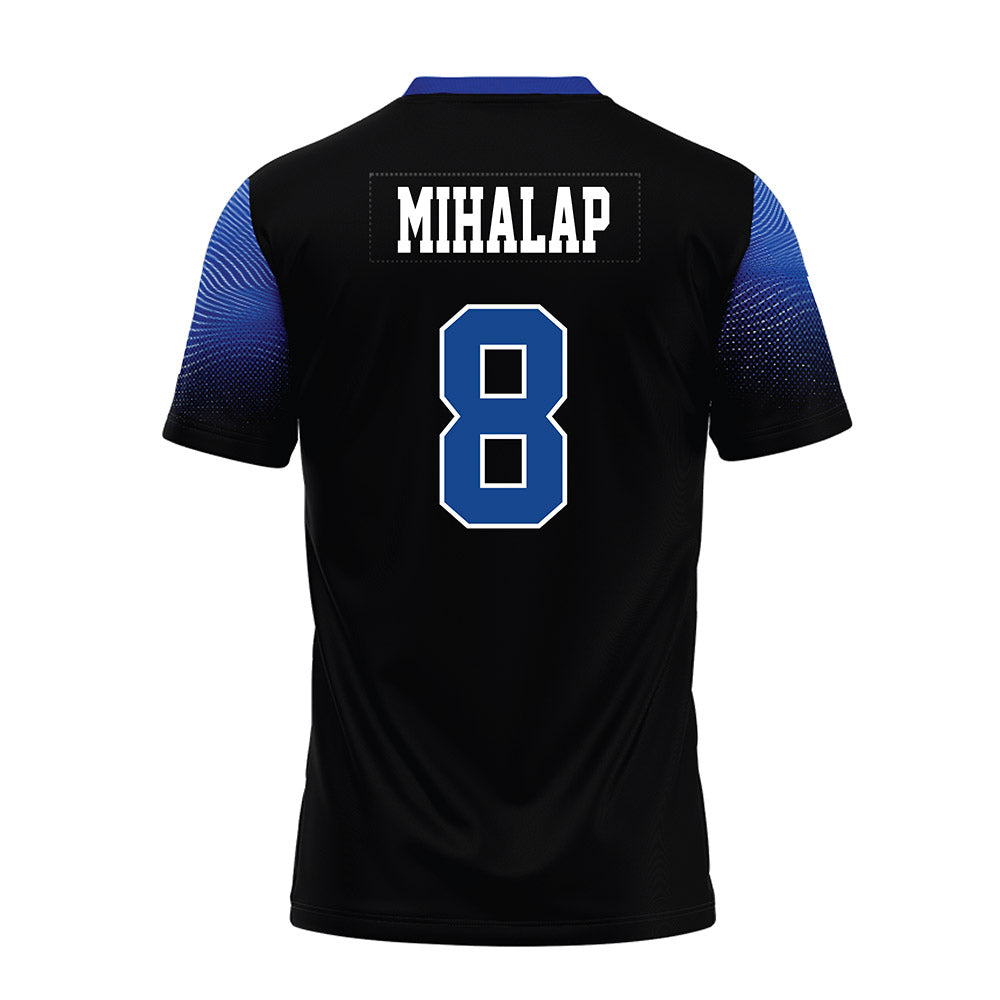 CNU - NCAA Football : Isaak Mihalap - Black Premium Football Jersey-1