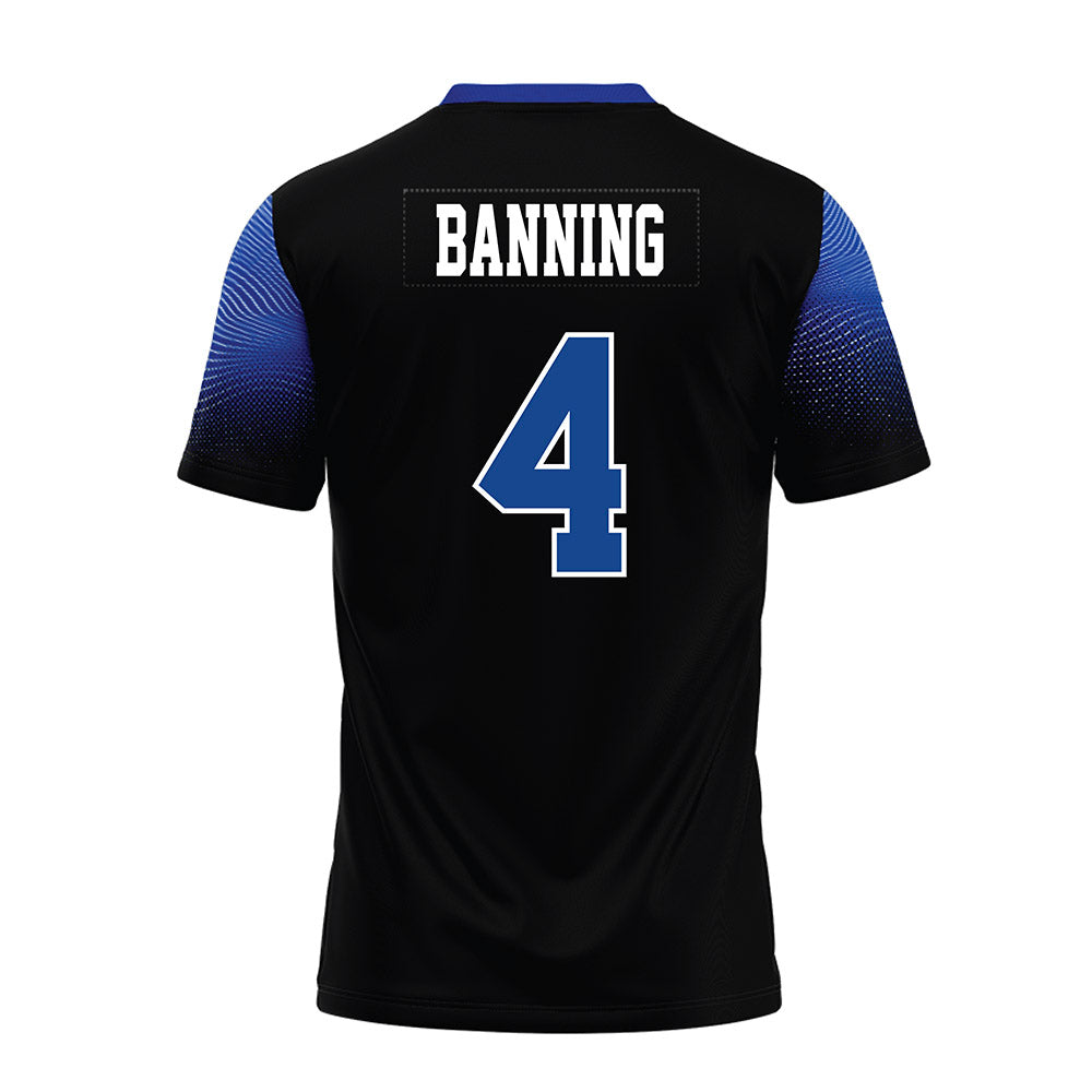 CNU - NCAA Football : Bryce Banning - Black Premium Football Jersey-1