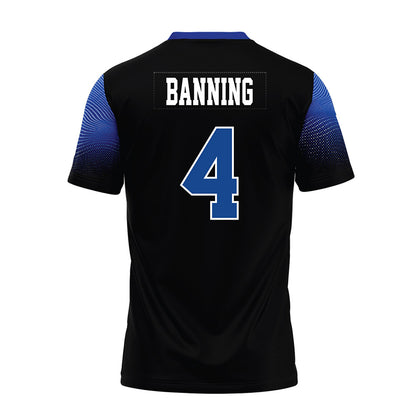 CNU - NCAA Football : Bryce Banning - Black Premium Football Jersey-1