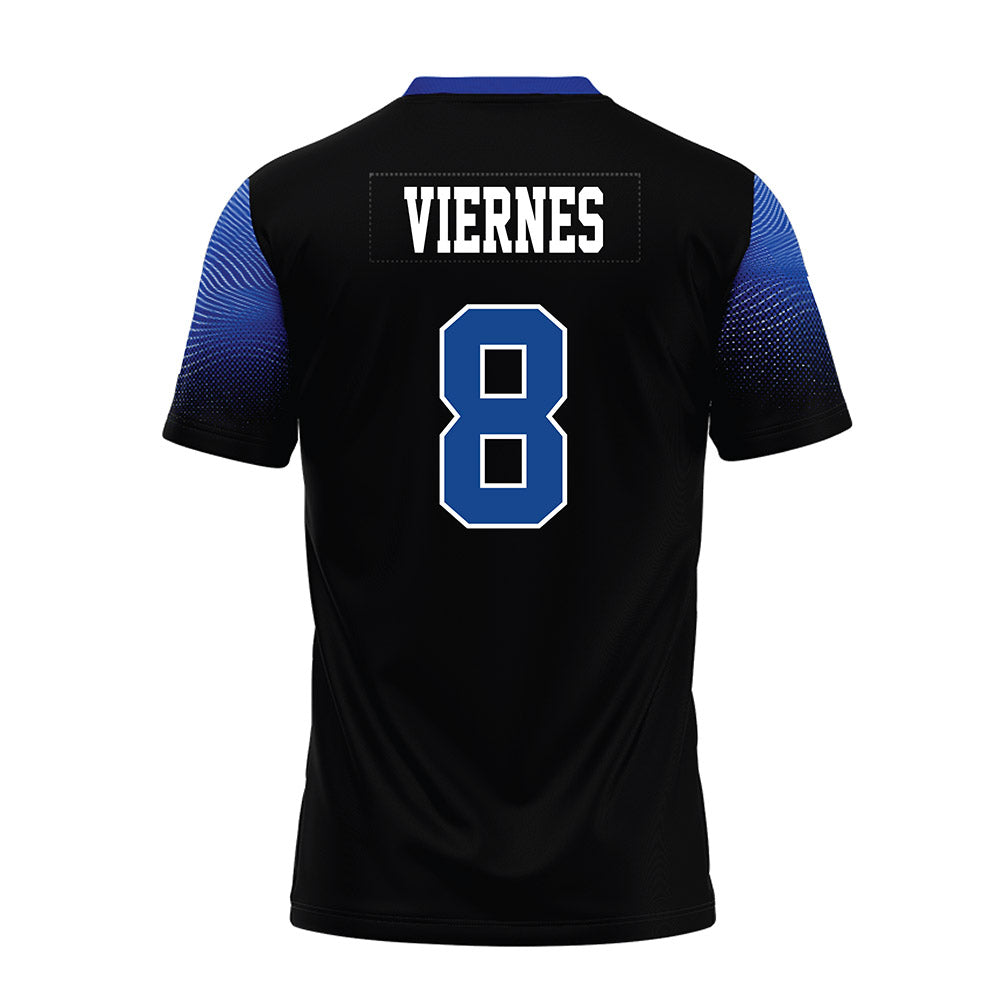 CNU - NCAA Football : Jayson Viernes - Black Premium Football Jersey-1